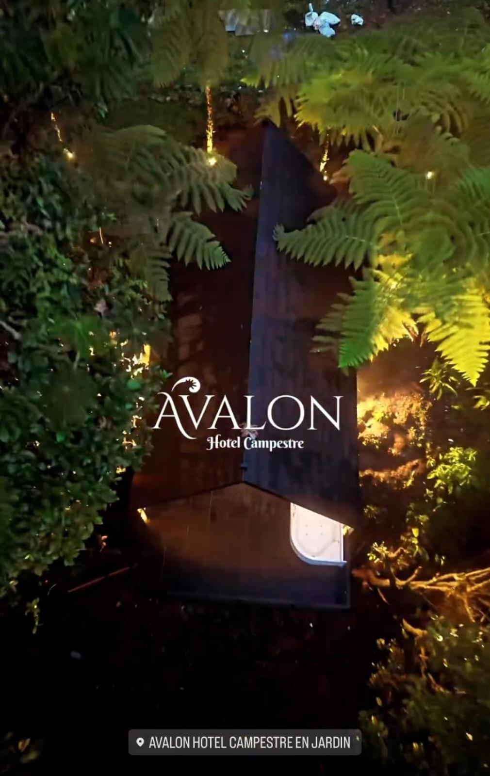 Avalon Hotel Campestre Jardín Exterior foto